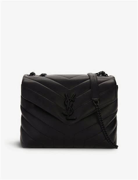 sac loulou noir ysl|Saint Laurent.